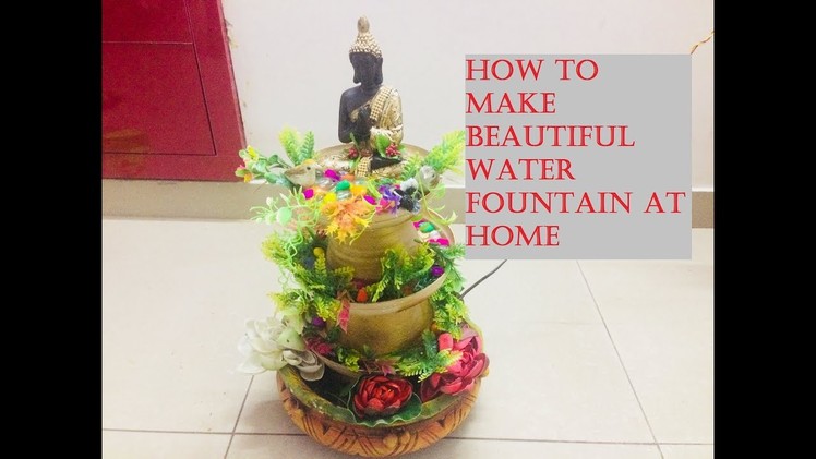 How to make fountain at home. DIY water fountain