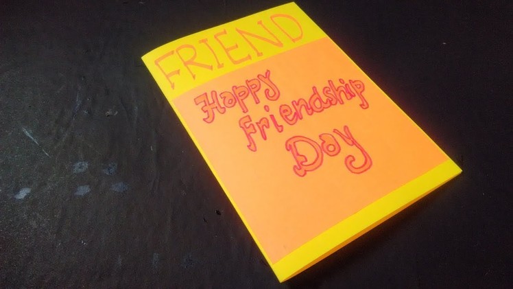 How to make : Friendship Day Special Paper Card | Dinesh Arts