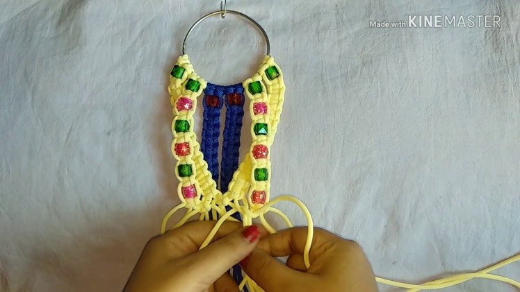 How to make macrame phone holder diy easy and simple design.