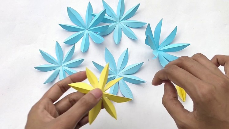 How To Make Water Lily With Paper ||  Make Beautiful Lotus