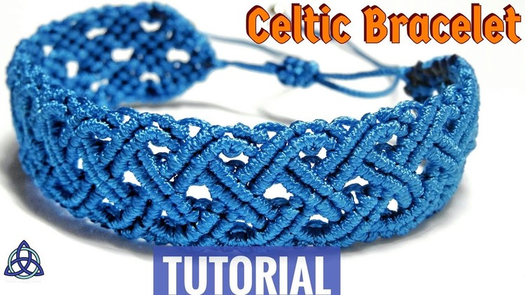 Macrame Celtic 'Blue Sea' Bracelet Tutorial | Friendship Bracelet DIY