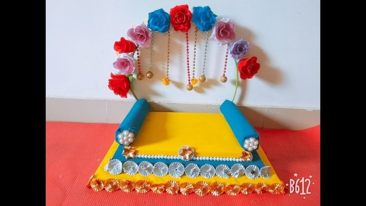 Make Singhasan for your Loving Kanha Ji by yourself - DIY