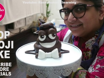 Poop emoji cake:emoji cake:emoji birthday cake:cake decorating videos
