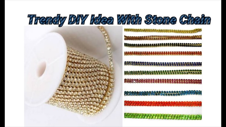 Trendy DIY Idea making with stone chain