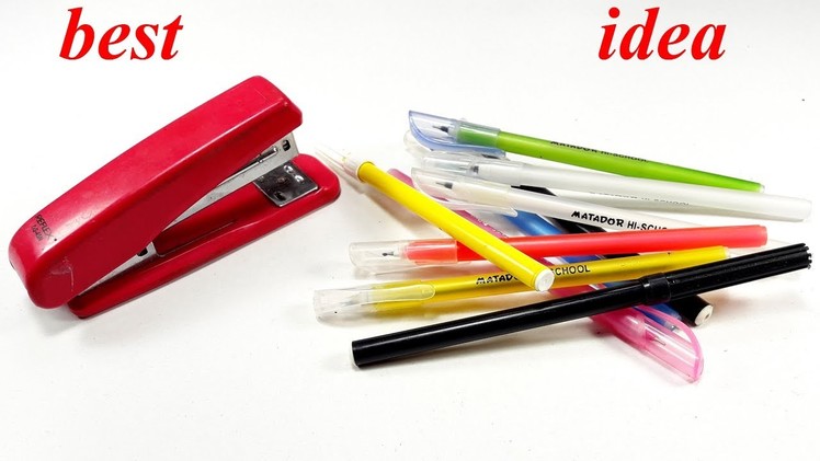 Waste pen reuse idea | Best out of waste | DIY arts and crafts | recycling pen