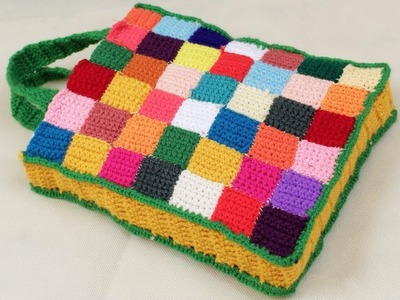 WOW ! Woolen Handbag Making at Home || DIY Shopping Bag Making Using Woolen || Handmade Craft Idea