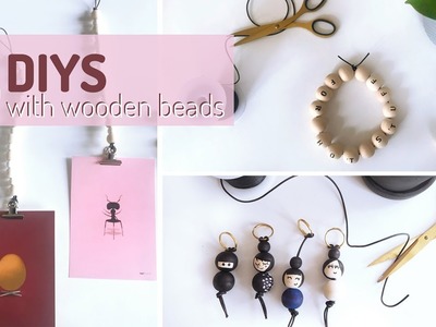 3 DIY's with wooden beads