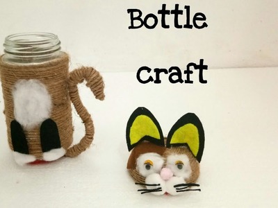 Awesome DIY Bottle Crafts idea that anyone can do. Nescafe bottle Crafts