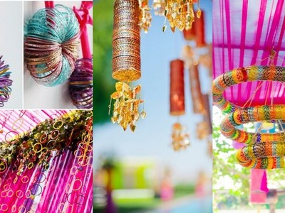 Bangle decoration for mehedi  function || DIY || Bangle decoration