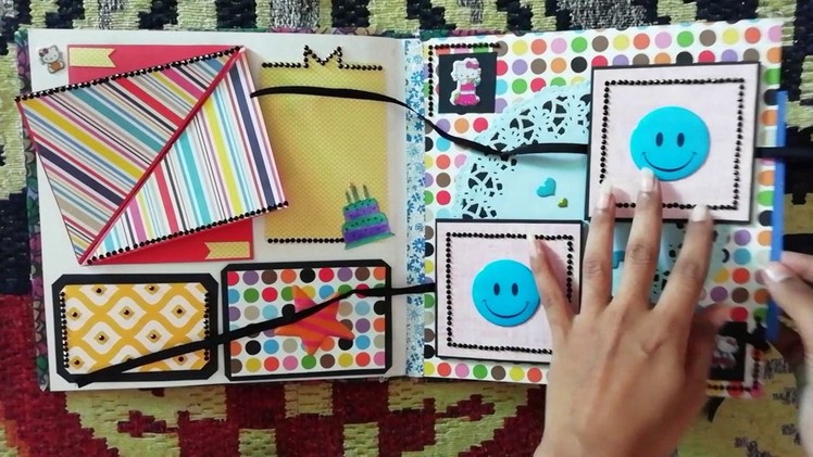 DIY: Birthday scrapbook|birthday scrapbook ideas boyfriend| Birthday scrapbook ideas