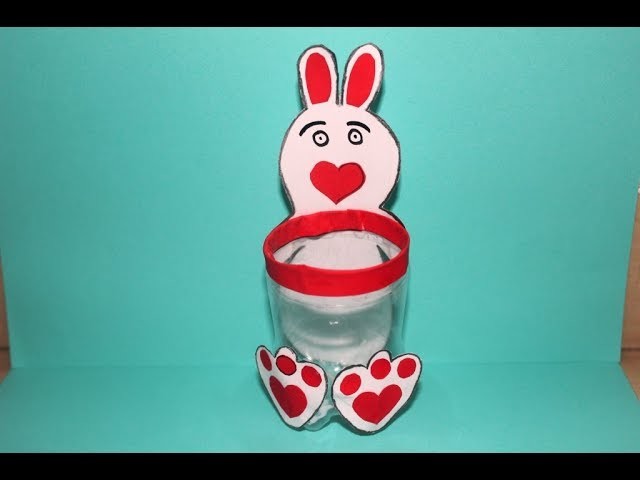 DIY - Bunny Pen Holder | Pen stand | Recycle Plastic Bottles | Best Out Of Waste | Kids Craft
