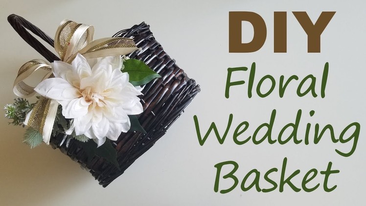 DIY Floral Wedding Basket