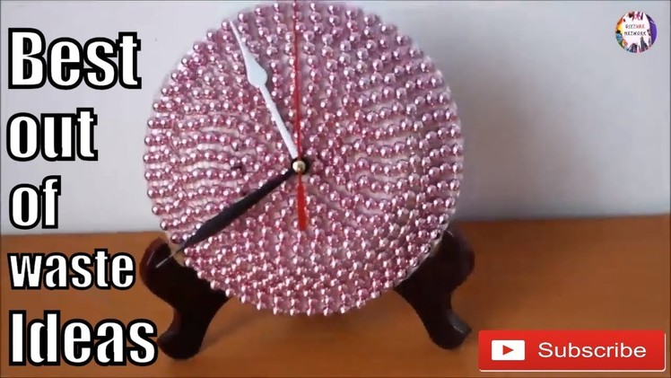 DIY: Paper Plate Clock | Best out of waste ideas | DIYTube Network