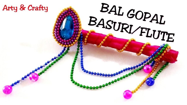 Easy Bansuri or Banai for Laddu Gopal.DIY Flute for Bal Gopal.Handmade Murli from lollipop stick