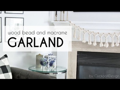 Easy DIY macrame garland