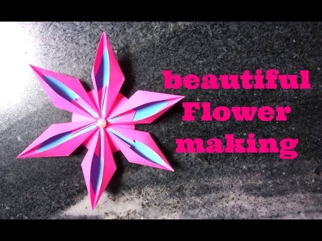 Easy paper Flower Making DIY