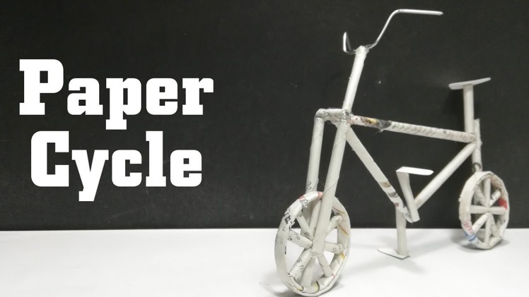 How to make a Cycle From News Paper | easy & simple | 360 DIY