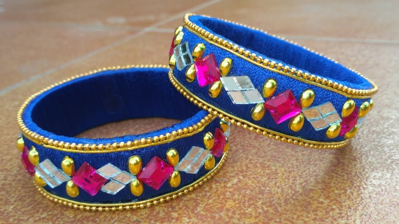 How to prepare hot sale thread bangles