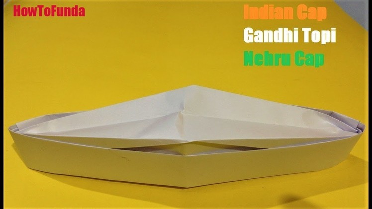 How to make gandhi topi 2018 | nehru cap | indian topi | paper | paper craft ideas | diy cap at home