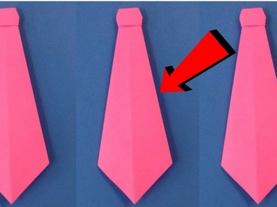 How to Make Neck ties for beginners | Craft Paper neck tie | Easy origami  | DIY-Paper Crafts