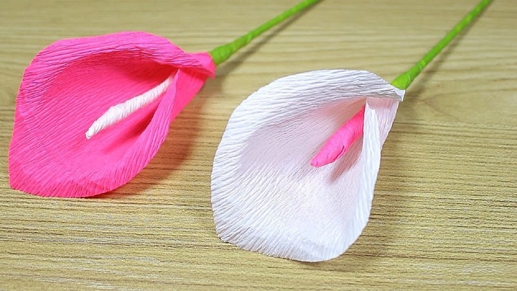 How to make Paper Flower 2017   Flower Making of Crepe Paper   DIY Paper Crafts