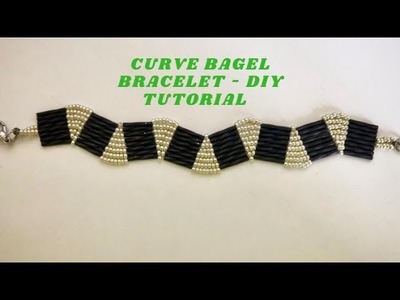 How to make this beautiful Bagel Curve Bracelet - DIY tutorial