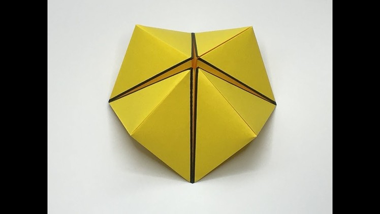 Origami Transforming Flexahedron Easy Simple & Fun - A to Z DIY ORIGAMI PAPER CRAFT