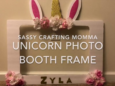 Unicorn Photo Booth Frame (DIY)