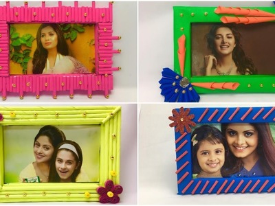 4 Photo Frame Diy Ideas |  Handmade Picture Frame Making At home
