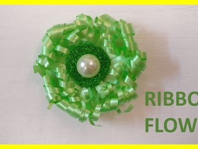 | art art| RIBBON FLOWER OR FLOWER USING RIBBON!!!!!(kanzashi)(diy crafts)