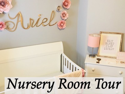 BABY GIRL NURSERY ROOM TOUR | Affordable DIY Decor Ideas | Ariel Anh