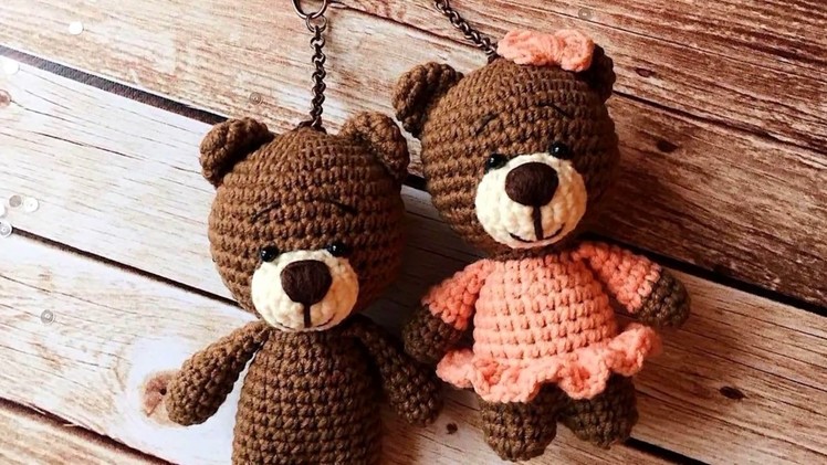 Crochet teddy bear free amigurumi pattern