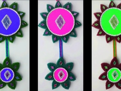 DIY - AWESOME WALL HANGING TORAN MAKING AT HOME || HOW TO MAKE WALL HANGING TORAN || BEAUTIFUL TORAN
