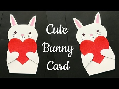 DIY Bunny Card. Cute Rabbit Card.Rabbit Card for Kids. Sorry Card. Cute Rabbit Card Making