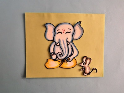 DIY | Cute Ganesha | Greetings | Ganpati bappa morya