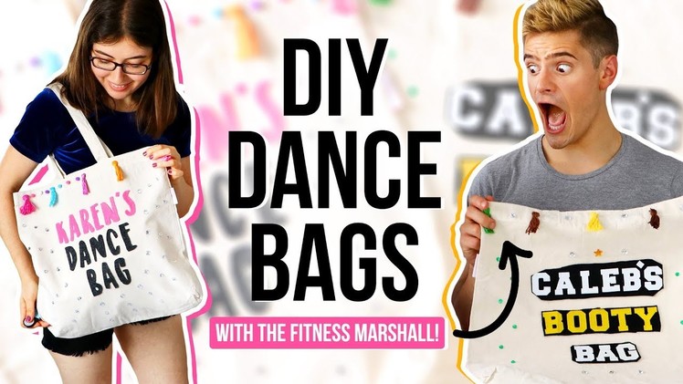 DIY DANCE BAGS with The Fitness Marshall! | @karenkavett