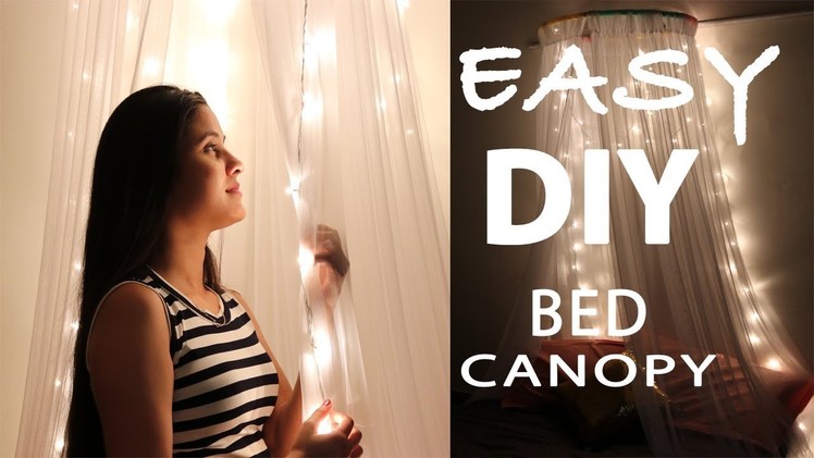 DIY Easy Bed Canopy | Room Decor | Varsha Chauhan