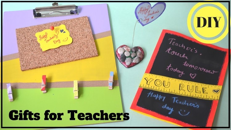 DIY: EASY HANDMADE GIFTS for TEACHER I TEACHER'S DAY SPECIAL