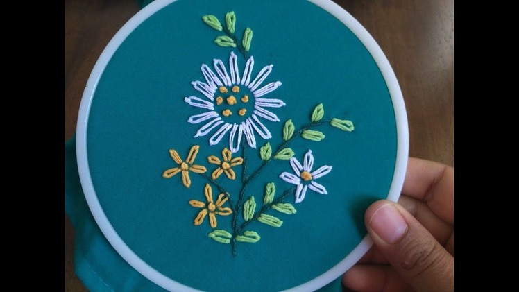 DIY Embroidery Fantastic Flowers Stitch