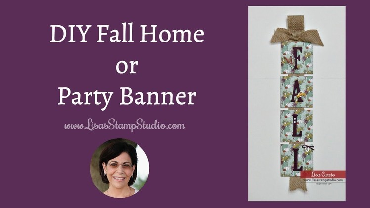 DIY Fall Home or Party Banner