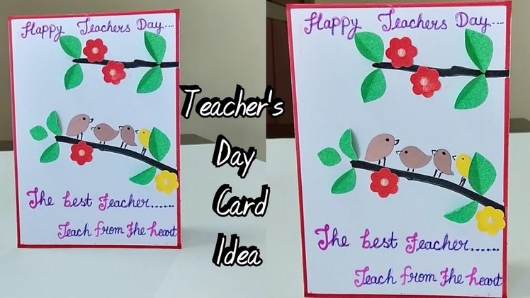 DIY Teacher's Day Card | How To make card for Teacher's Day | Making Card for Teacher from kids