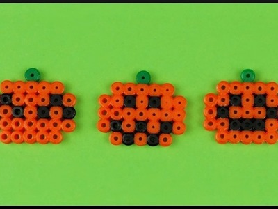 DIY Time Lapse | Perler Beads Halloween Pumpkins | Bügelperlen Halloween Kürbis
