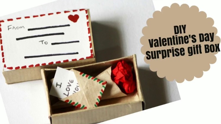DIY Valentine's Day Matchbox Gift | Matchbox Crafts