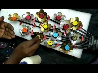 DIY Wall decor ideas for kids || Newspaper Flower decor || Home Decoration || Caveman Studios