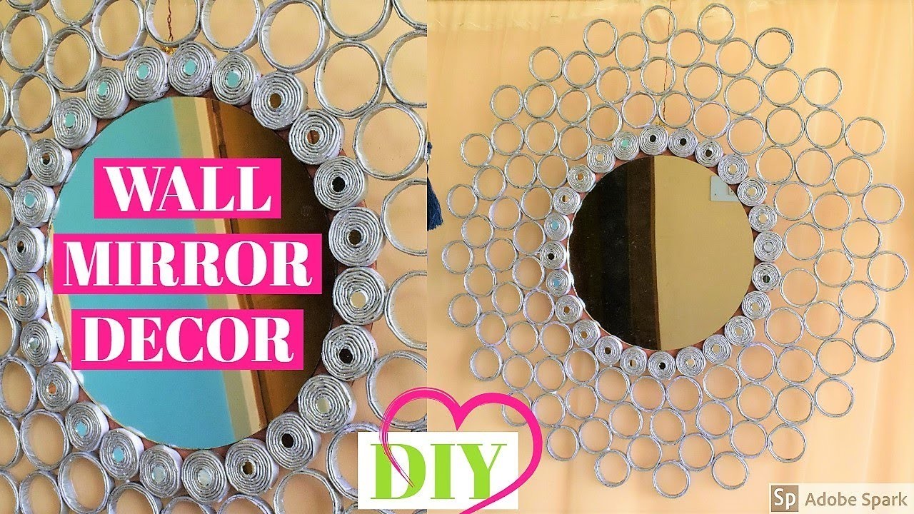 DIY | WALL MIRROR  DECOR | Home Decor Ideas!!!!!