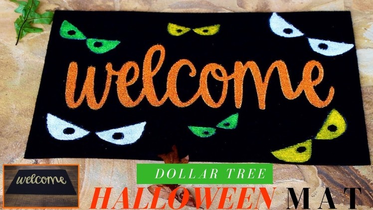 Dollar Tree DIY Halloween Mat | Easy & Affordable Halloween DIY Decor | 2018