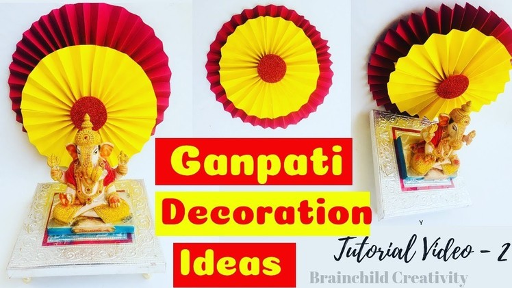 Easy And Quick Ganpati Decoration Ideas | DIY Decoration Ideas