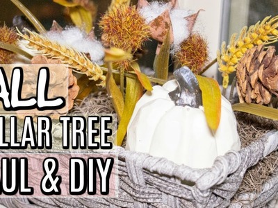 FALL DIY DOLLAR TREE | Fall Decor Haul Under $15