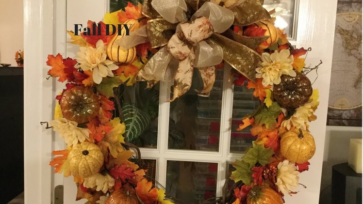 Fall Wreath DIY 2018