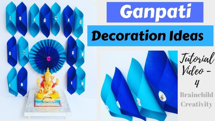 Ganpati Decoration Ideas | DIY Ganpati Decoration For Home